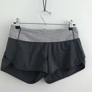 Lululemon speed up shorts size 4 grey